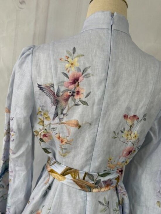 NWOT! Zimmermann Rebellion Button Mini Dress - Picture 12 of 13